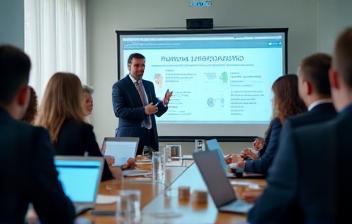 Payroll training session led by HR specialist